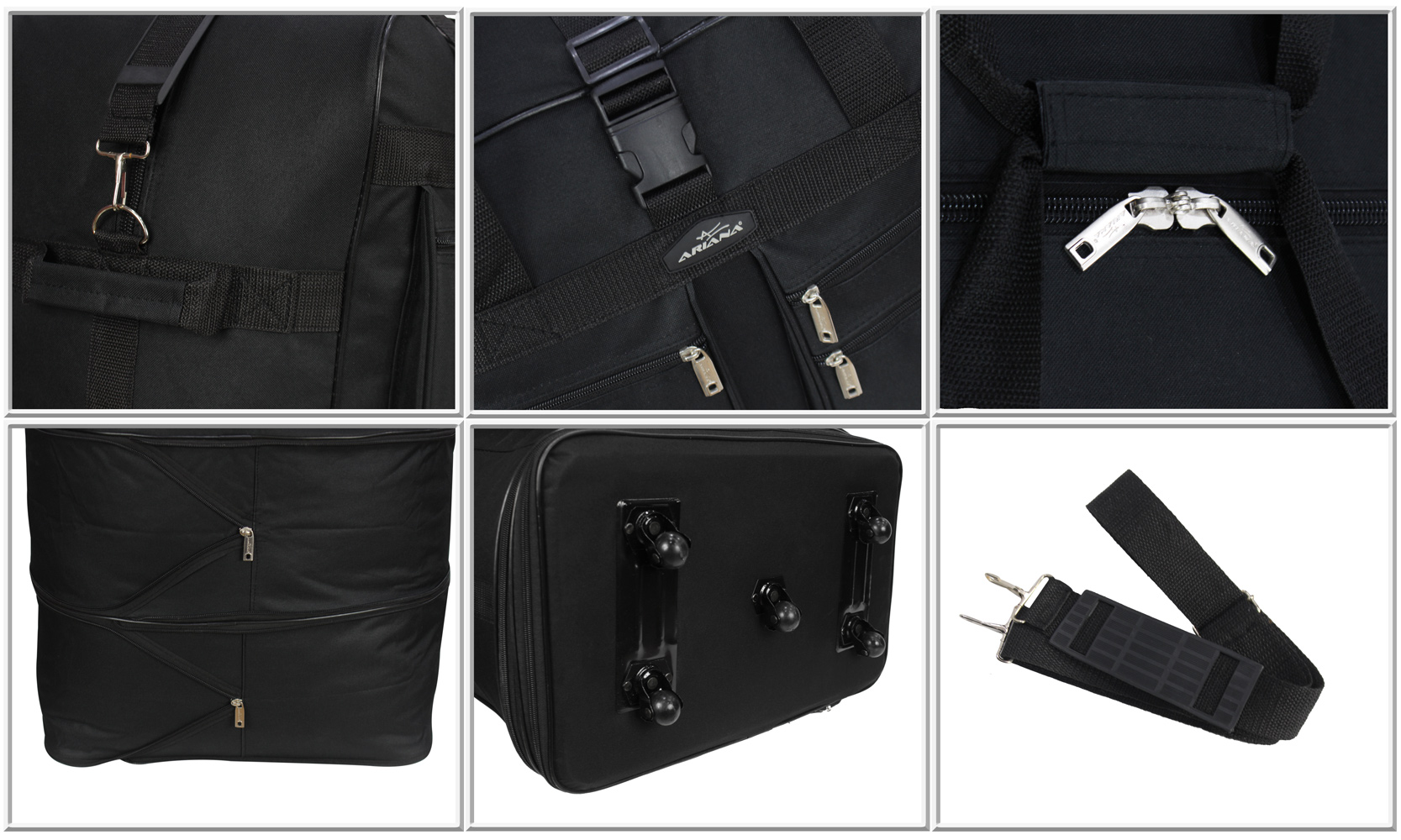 ariana wheeled backpack