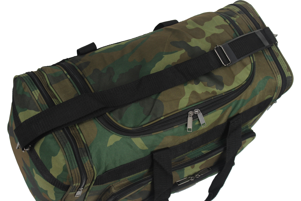 ARIANA Camouflage Lightweight Duffle Gym Bag Rocklands London